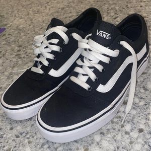 Black vans womens 7.5